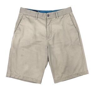 Volcom Shorts Mens 32 Bison Beige Corpo Class Cotton Blend Flat Front Chino